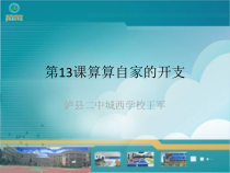 第13课《算算自家的开支》PPT课件-八年级上册信息技术【川教版】