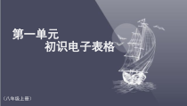 1.1《启动Excel》PPT课件１-八年级上册信息技术【沪科版】