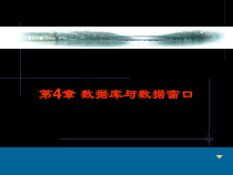 第4章数据库与数据窗口课件