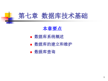 第7章-数据库技术基础课件