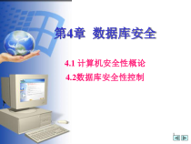 数据库系统概论第4章数据库安全-课件