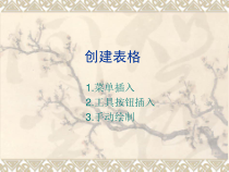 《插入表格》PPT课件2-七年级上册信息技术【西师大版】