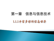 《丰富多彩的信息世界.7》PPT课件-七年级上册信息技术【西师大版】