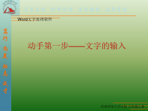 2.4《动手第一步子 ——文字的输入》PPT课件2-七年级上册信息技术【西南师大版】