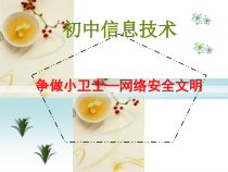 1.7《争做小卫生——网络安全文明》PPT课件4-七年级下册信息技术【西师大版】