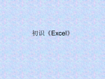 2.9《我的好帮手——初识电子表格》PPT课件3-七年级下册信息技术【西师大版】