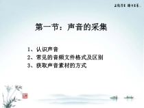 《声音的采集》PPT课件2-八年级上册信息技术【西师大版】