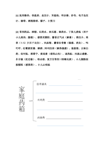 《第三节 关注健康 （第一课时）家庭药箱》-苏教版生物八年级下册