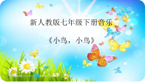 《小鸟，小鸟》PPT课件2-七年级下册音乐（五线谱）【人教版】