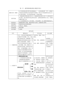 《第2节 感受器和感觉器官》教学设计1-北师大版生物七年级下册
