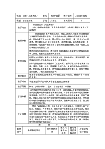 《☆瑶族舞曲》教学设计4-九年级上册音乐【人音版】